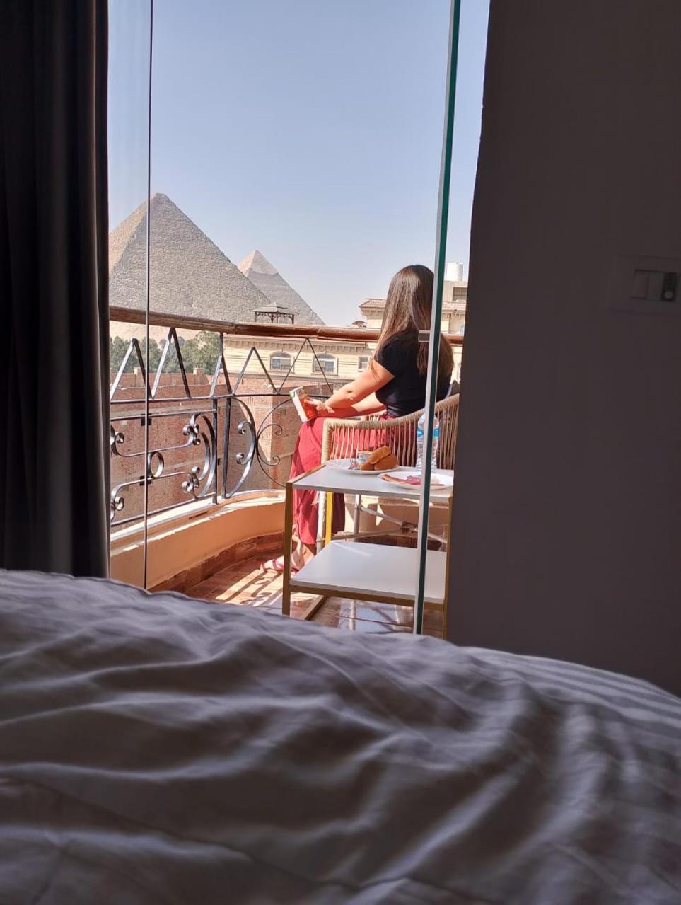 Oh Pyramids View Hotel Kafret el-Gabal Buitenkant foto