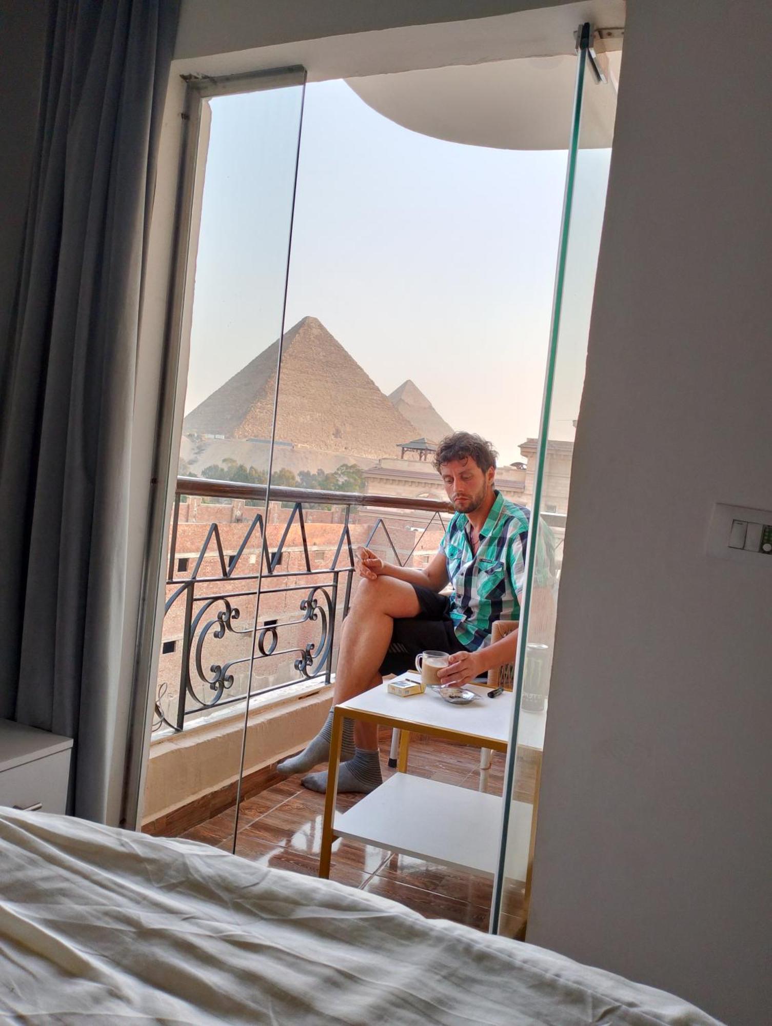 Oh Pyramids View Hotel Kafret el-Gabal Buitenkant foto